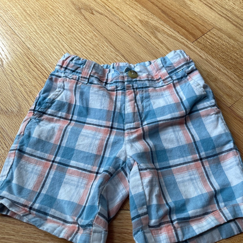 Janie and Jack plaid shorts 2T